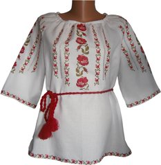 Жіноча вишита блузка з квітами (GNM-00507), 40