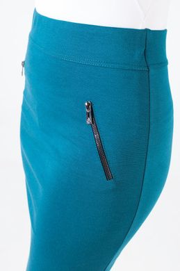 Повсякденна спідниця "Ірен" із трикотажу Алекс бірюзового кольору для жінок (SZ-0223), 40