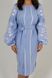 Невероятно красивое женское платье нежно-голубого цвета с узорами (gnm-02354)