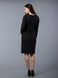 Жіноча сучасна сукня чорного кольору (gpv-55-02), 40, льон, тіар