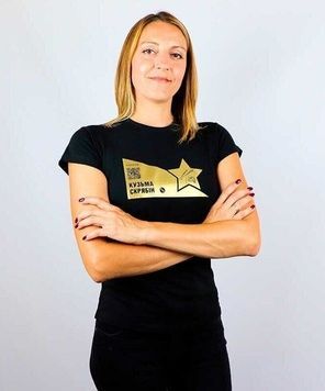 Жіноча футболка з принтом &laquo;Скрябін&raquo;, чорна (es-981), L