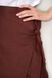 Женская коричневая юбка UKR-7102, L, льон
