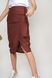 Женская коричневая юбка UKR-7102, L, льон