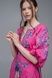 ЖІНОЧА ВИШИТА СУКНЯ PINK UKR-4229, L | 48, льон