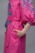ЖІНОЧА ВИШИТА СУКНЯ PINK UKR-4229, L | 48, льон