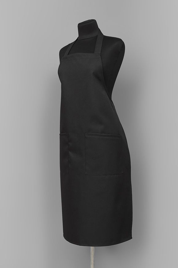 Фартух чорний Black Horeca (УМД-FH-0024)