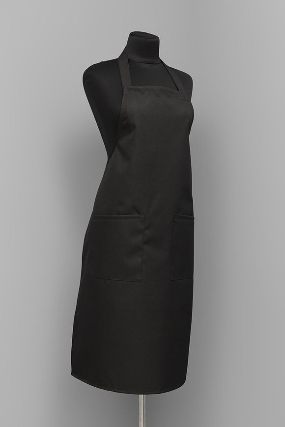 Фартух чорний Black Horeca (УМД-FH-0024)