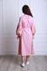 Вышитое платье пудра для девочек Утренние росы (PLd-142-085-L), 116, лен