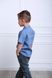 Вышиванка для мальчика джинс Параллель (SRd-451-105-L), 110, лен