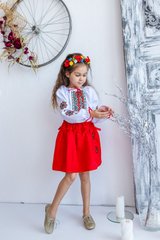 Вишитий костюм для дівчинки (OS-0408), 2 роки, габардин