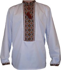Вышитая сорочка мужская Галицкая - ручная вышивка (00022), 42