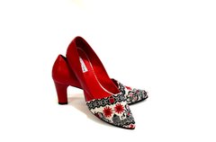 Красивые женские туфли на каблуках "Звездочка Лены" (AM-1086), 36