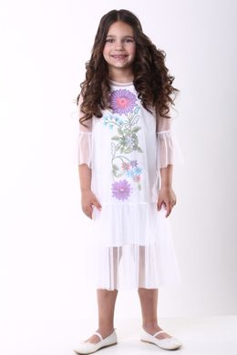 Вишите плаття для дівчинки "Квіткове" (PLd-116-082-Tr), 110
