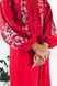 Жіноча вишита сукня Red 2 UKR-4189, XL, льон