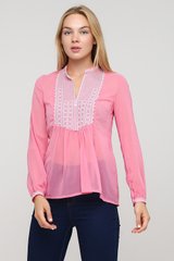 Вишита рожева сорочка жіноча (М-236-1), 44