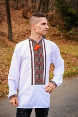 Хитовая мужская сорочка-вышиванка ручной работы "Низинка" (00133), 42