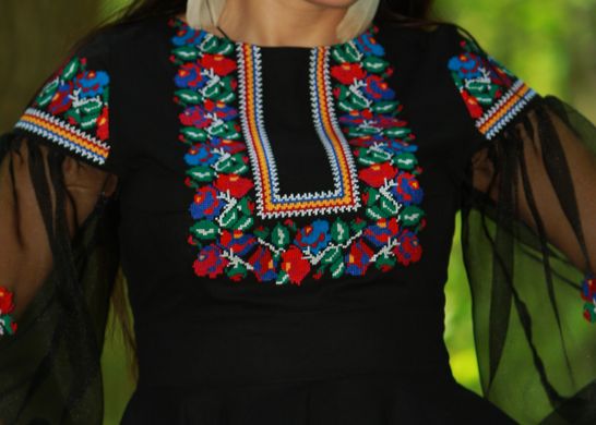 Вишиванка жіноча на сорочковій бавовні (chk-7101), 40