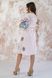 Вышитое женское персиковое платье Магия (PL-033-175-L), 42