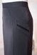 Жіноча спідниця великих розмірів Людмила темно-сіра (SZ-0346), 50