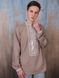 Красивая мужская вышитая рубашка с длинными рукавами (chsv-109-01), 26, лен