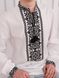 Красива чоловіча вишита сорочка з довгими рукавами (chsv-109-01), 26, льон