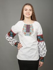 Красивая женская блузка (gbv-37-01), 40, лен