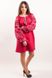 Етно-сукня з вишивкою "Розкіш" кольору вишні для жінок (PL-035-150-D-chr2), 40