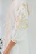 Жіноча вишита сукня White 4 UKR-4190, XL, льон