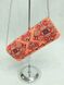 Льняной клатч персикового цвета с изысканной вышивкой "Элегия" для женщин (KL-011-163-р)