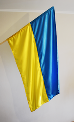 Национальный украинский флаг из нейлона - размер 140х90 см (FL-0001)