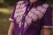 Жіноча вишита блуза з короткими рукавами (B-048-01), 40, льон