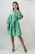 Вышитое красивое зеленое платье Колорит для женщин (PL-122-173-L), 42
