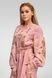 Жіноча вишита сукня Amaranth Pink UKR-4177, L, льон