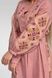 Жіноча вишита сукня Amaranth Pink UKR-4177, L, льон