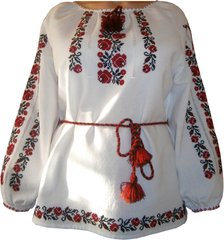 Женская блузка вышитая на домотканом полотне (GNM-00363), 40