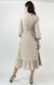 Вышитое элегантное бежевое платье Шепот цвета для женщин (Pl-048-088), 42