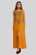 Жіноча вишита сукня без рукава Gold 2 UKR-4176, 44, льон