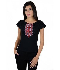 Женская футболка вышитая крестиком (М-713-1), XL