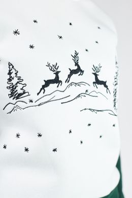 Рождественский свитшот для женщин с оленями (UKRS-8831), XS, трикотаж