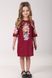 Вышитое платье для девочки Лилия (PLd-104-018-О), 110