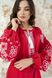 Вишите жіноче червоне плаття Мережевні сни (PL-041-181-L), 42