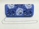 Этно-клатч из домотканого полотна синего цвета с традиционной вышивкой "Обаяние" для женщин (KL-011-066-bl)