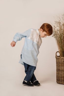Рубашка детская Рассвет (SVR-7815), 152, лен