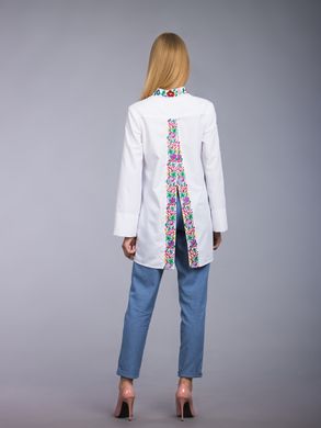 Неймовірно красива жіноча вишита блузка (gbv-41-01), 40, домоткане полотно, льон