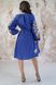 Вышитое женское синее платье Магия (PL-033-175-L), 42