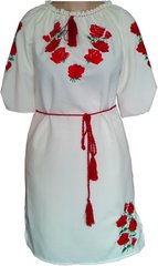 Женское платье с вышивкой "Роза" (GNM-00309), 42