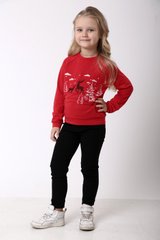Світшот дитячий "Зимове свято" червоний (SGd-871-201-Tr), 152, трикотаж