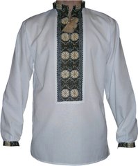 Вышитая сорочка мужская ручной работы Солнечная (00104), 42