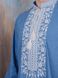 Красива чоловіча сорочка з вишивкою (chsv-54-02), 44, льон