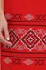 Плаття вишите жіноче червоне (М-1057-7), 42